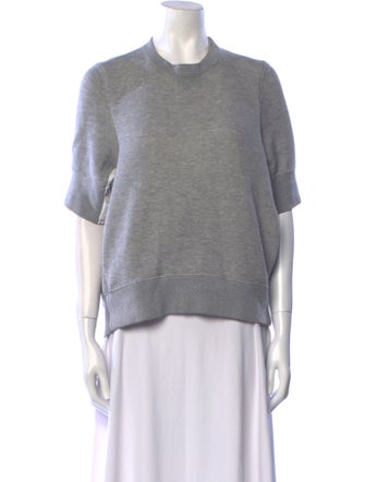 Sacai Crew Neck Short Sleeve Sweatshirt