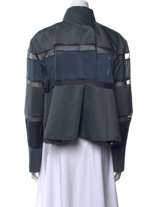 Sacai Mock Neck Long Sleeve Sweatshirt