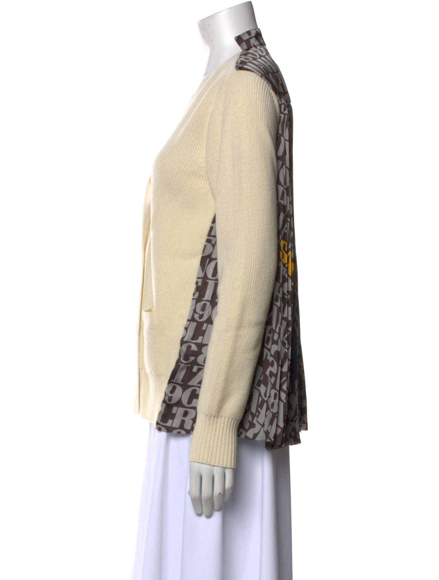 Sacai X Alexander Girard V-Neck Sweater