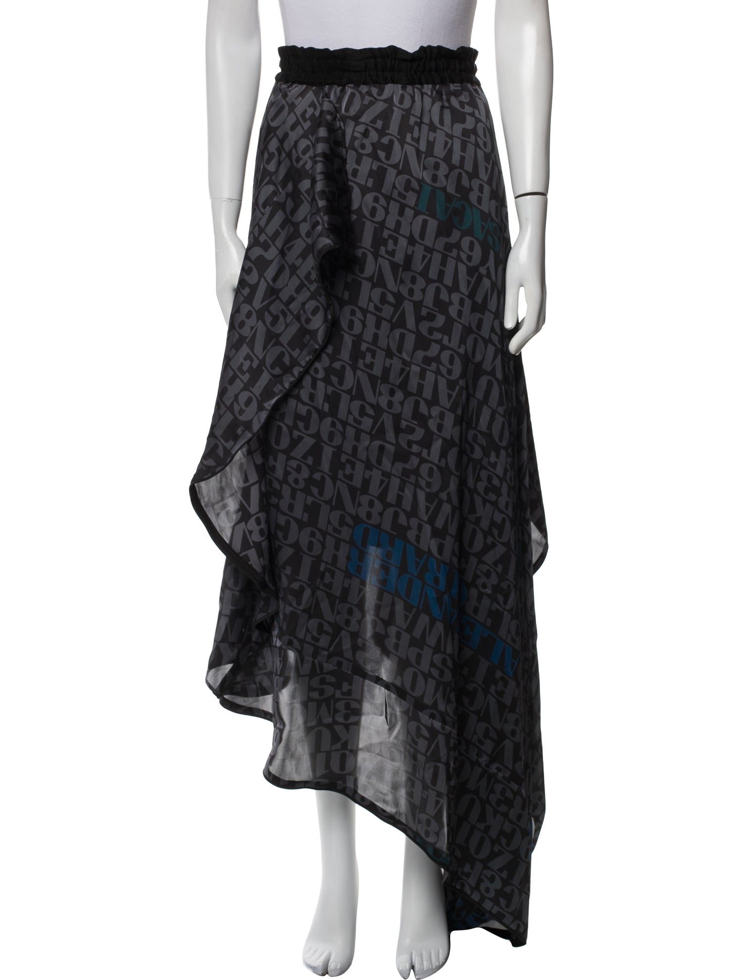 Sacai X Alexander Girard Long Skirt