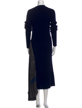 Sacai Mock Neck Long Dress
