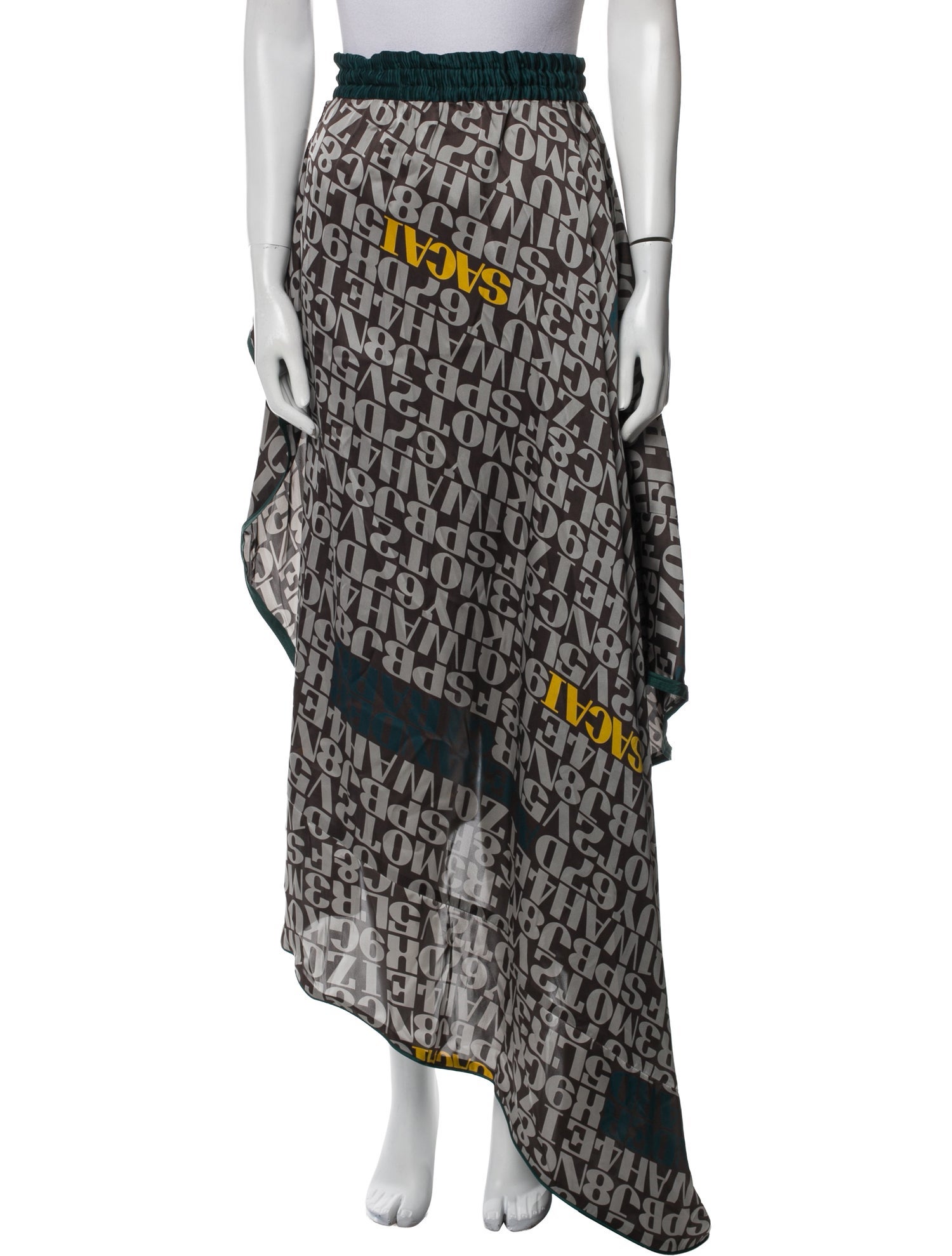 Sacai X Alexander Girard Long Skirt