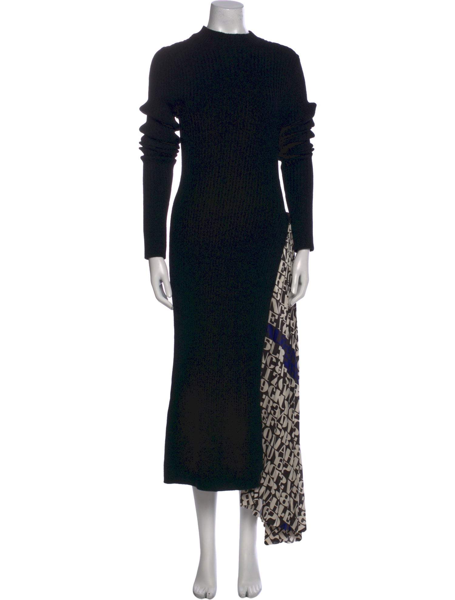 Sacai Animal Print Long Dress