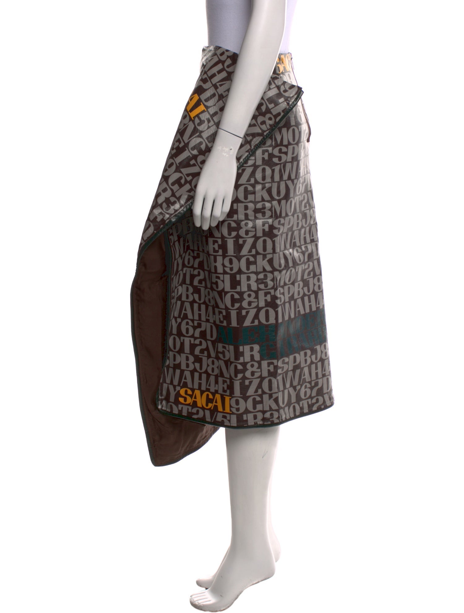 Sacai X Alexander Girard Midi Length Skirt