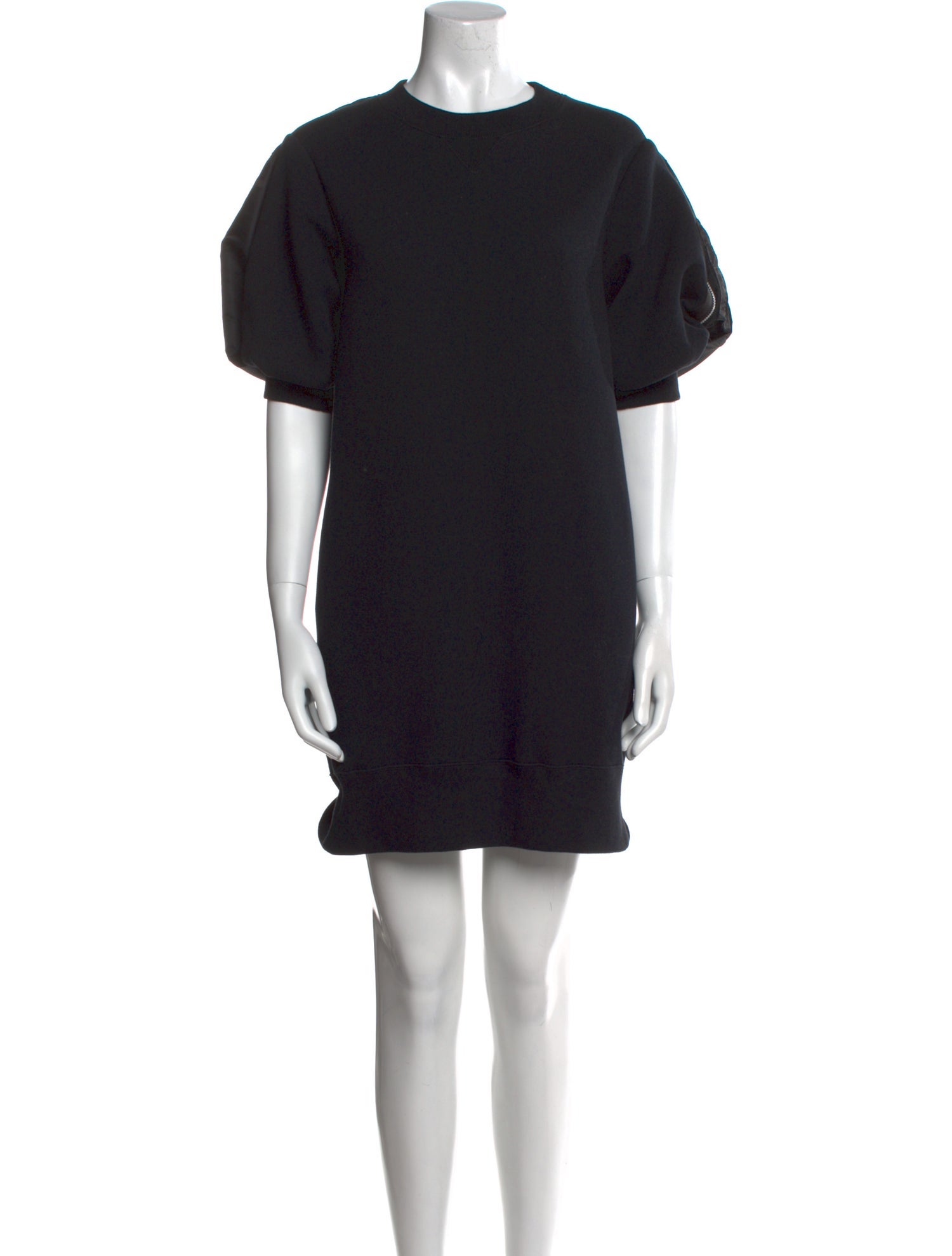 Sacai Crew Neck Mini Dress