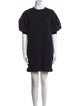Sacai Crew Neck Mini Dress