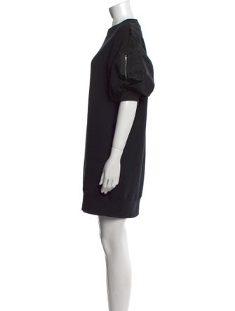 Sacai Crew Neck Mini Dress