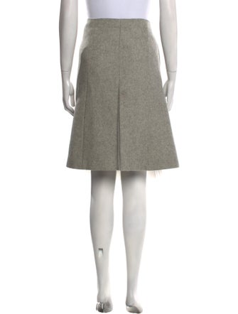 Sacai Wool Knee-Length Skirt
