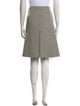 Sacai Wool Knee-Length Skirt