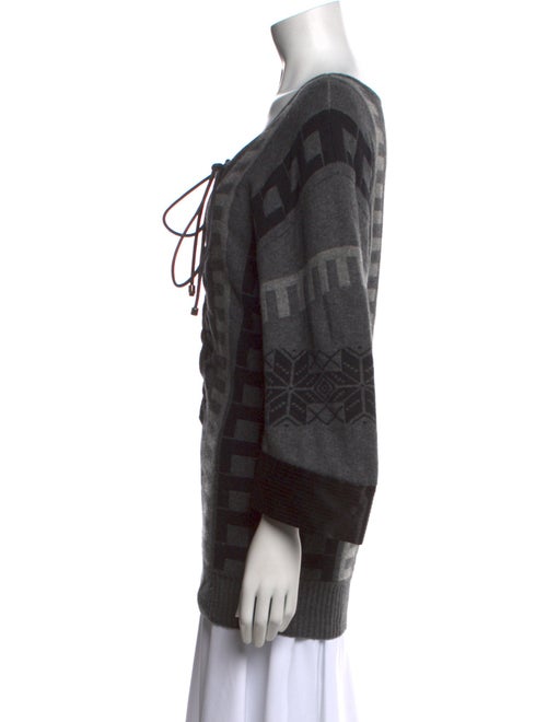 Sacai Wool Printed Sweater