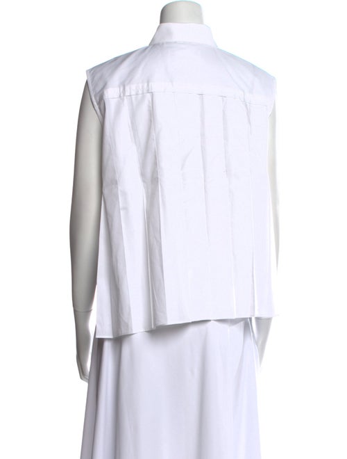 Sacai Sleeveless Button-Up Top
