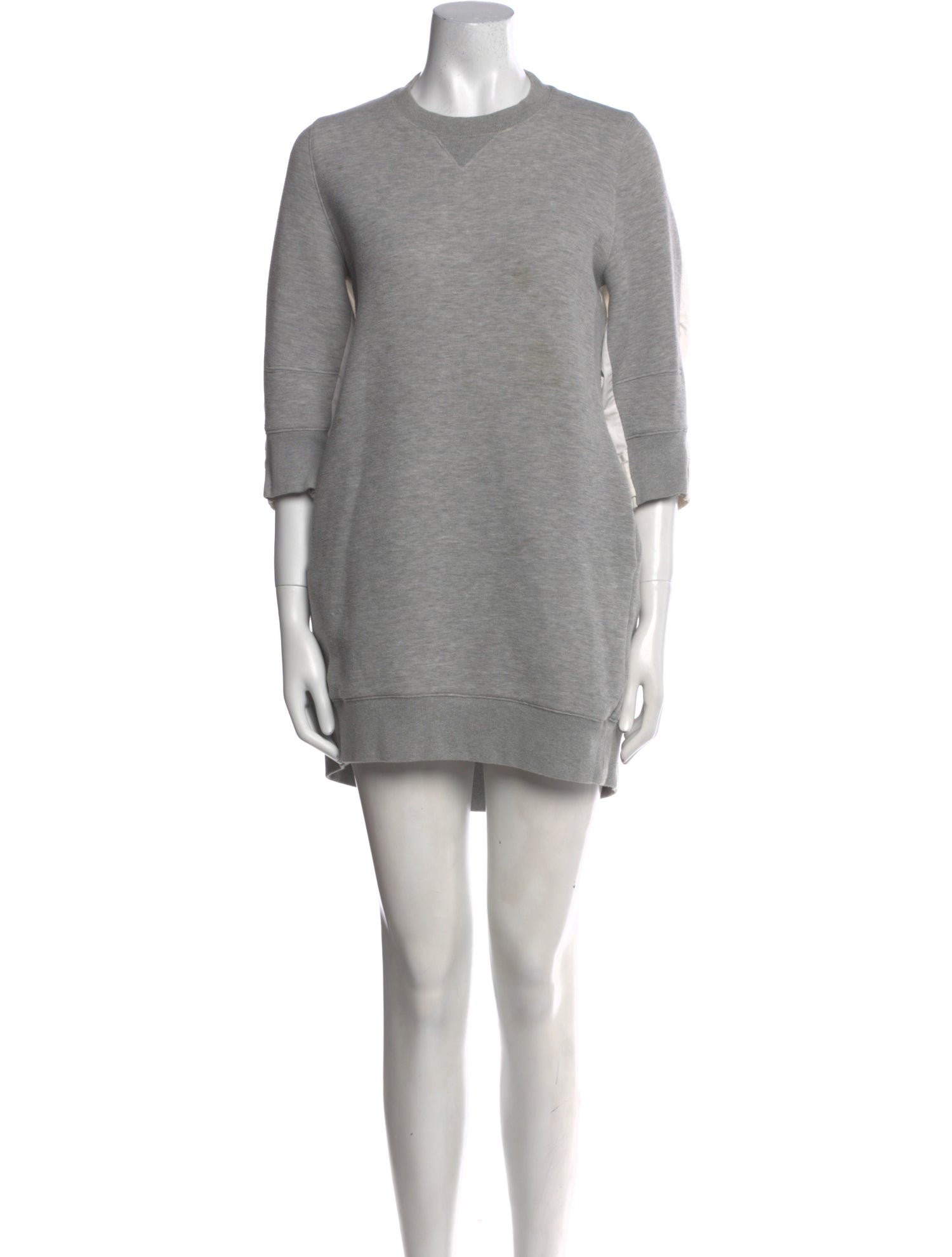 Sacai Crew Neck Mini Dress