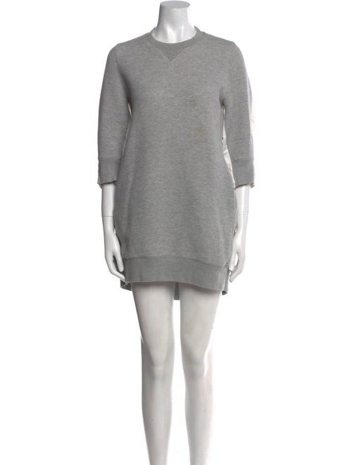 Sacai Crew Neck Mini Dress