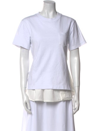 Sacai Crew Neck Short Sleeve T-Shirt