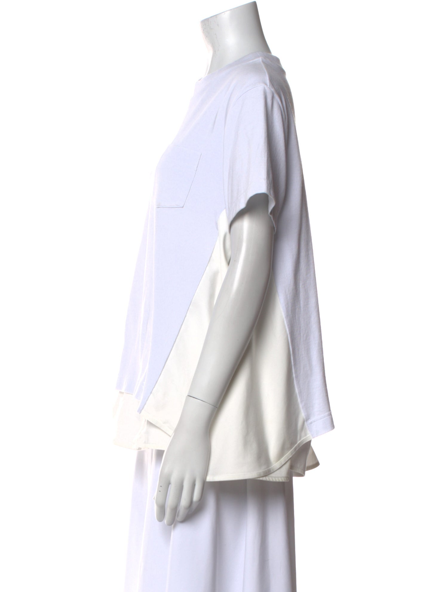 Sacai Crew Neck Short Sleeve T-Shirt