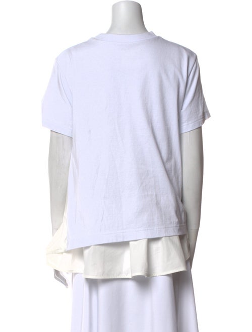 Sacai Crew Neck Short Sleeve T-Shirt