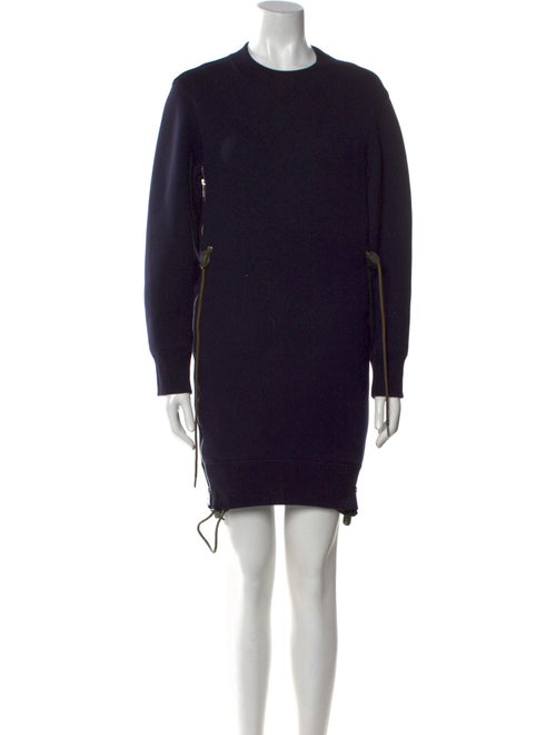 Sacai Crew Neck Mini Dress
