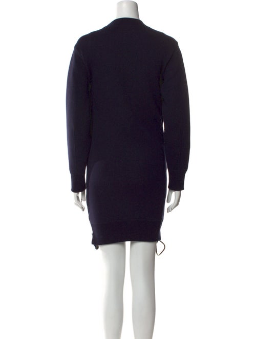 Sacai Crew Neck Mini Dress