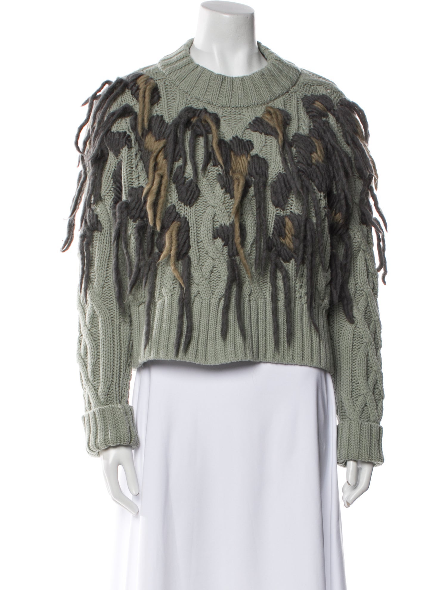 Sacai Wool Printed Sweater