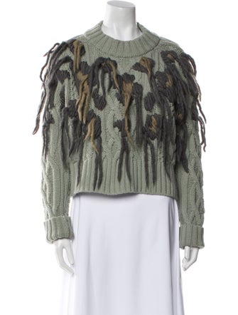 Sacai Wool Printed Sweater