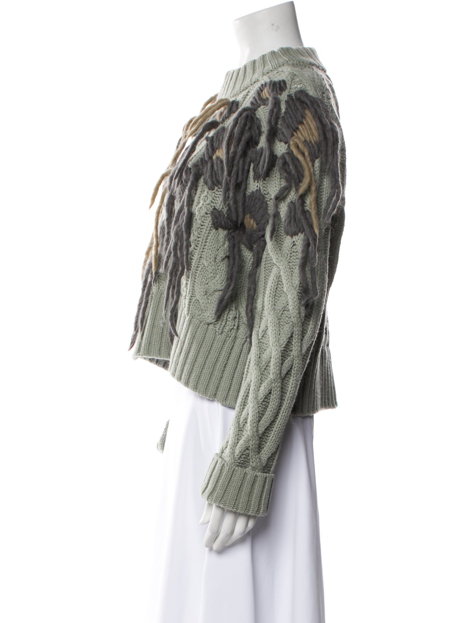 Sacai Wool Printed Sweater