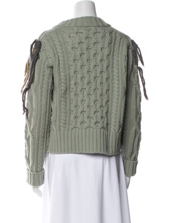 Sacai Wool Printed Sweater