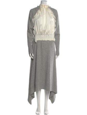 Sacai Wool Long Dress
