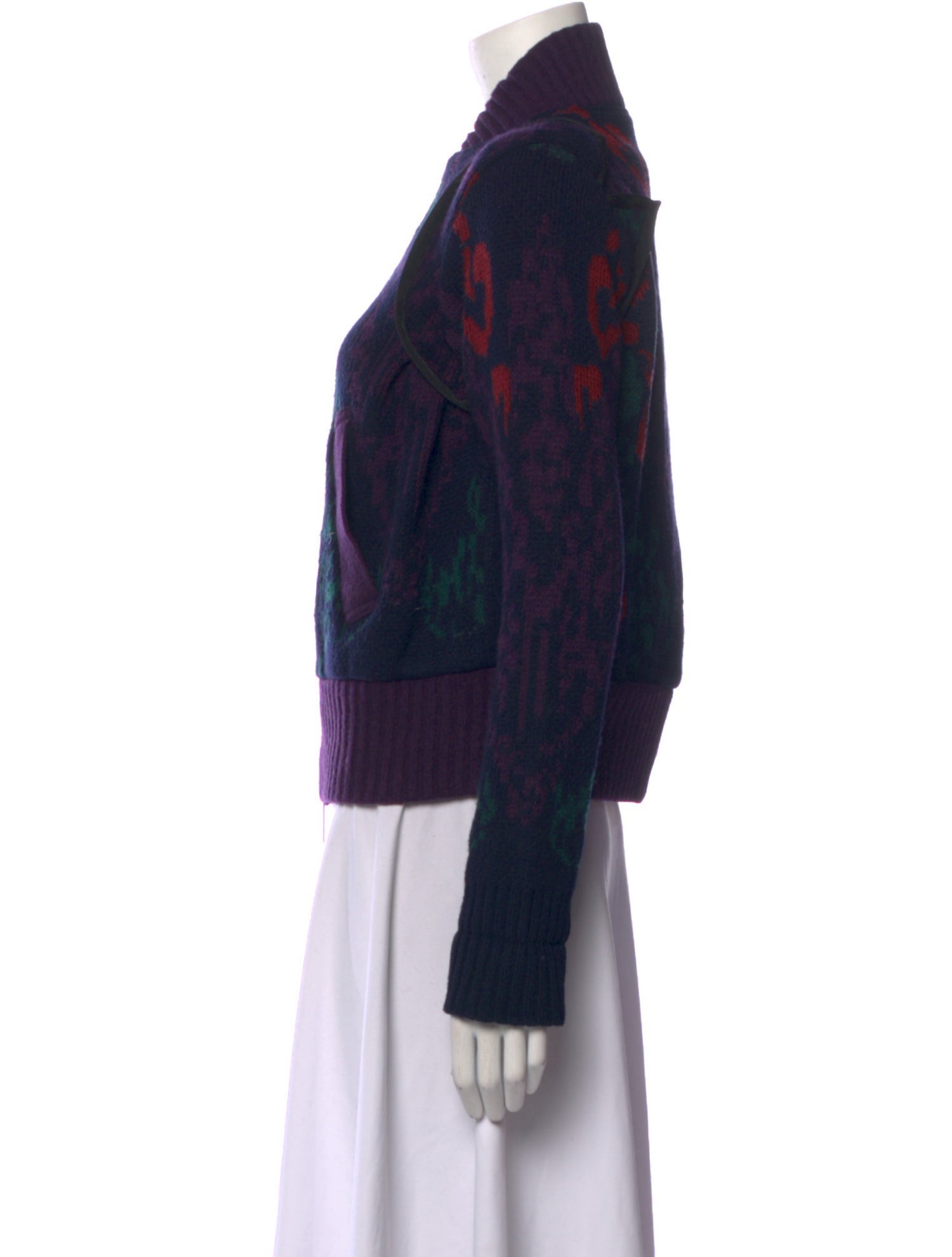 Sacai Wool Printed Sweater