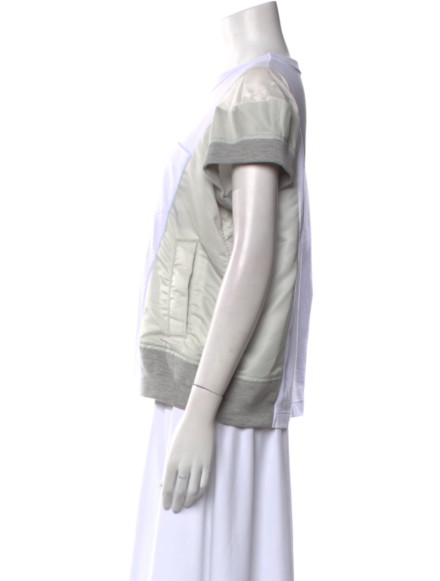 Sacai Crew Neck Short Sleeve T-Shirt