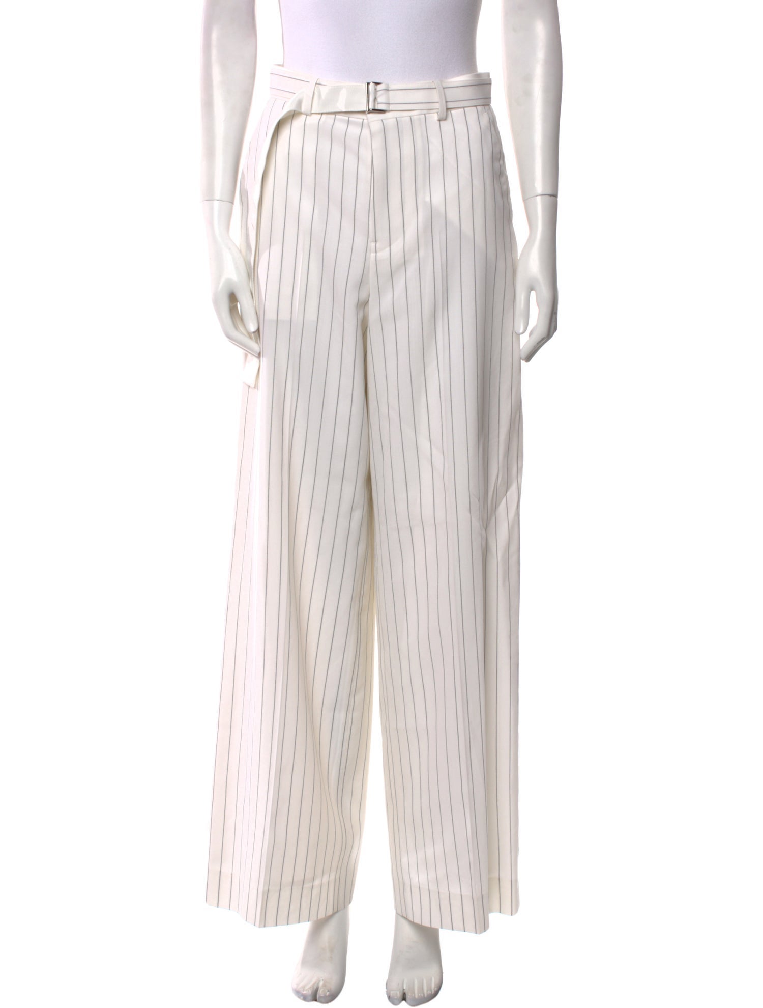 Sacai Wool Wide Leg Pants