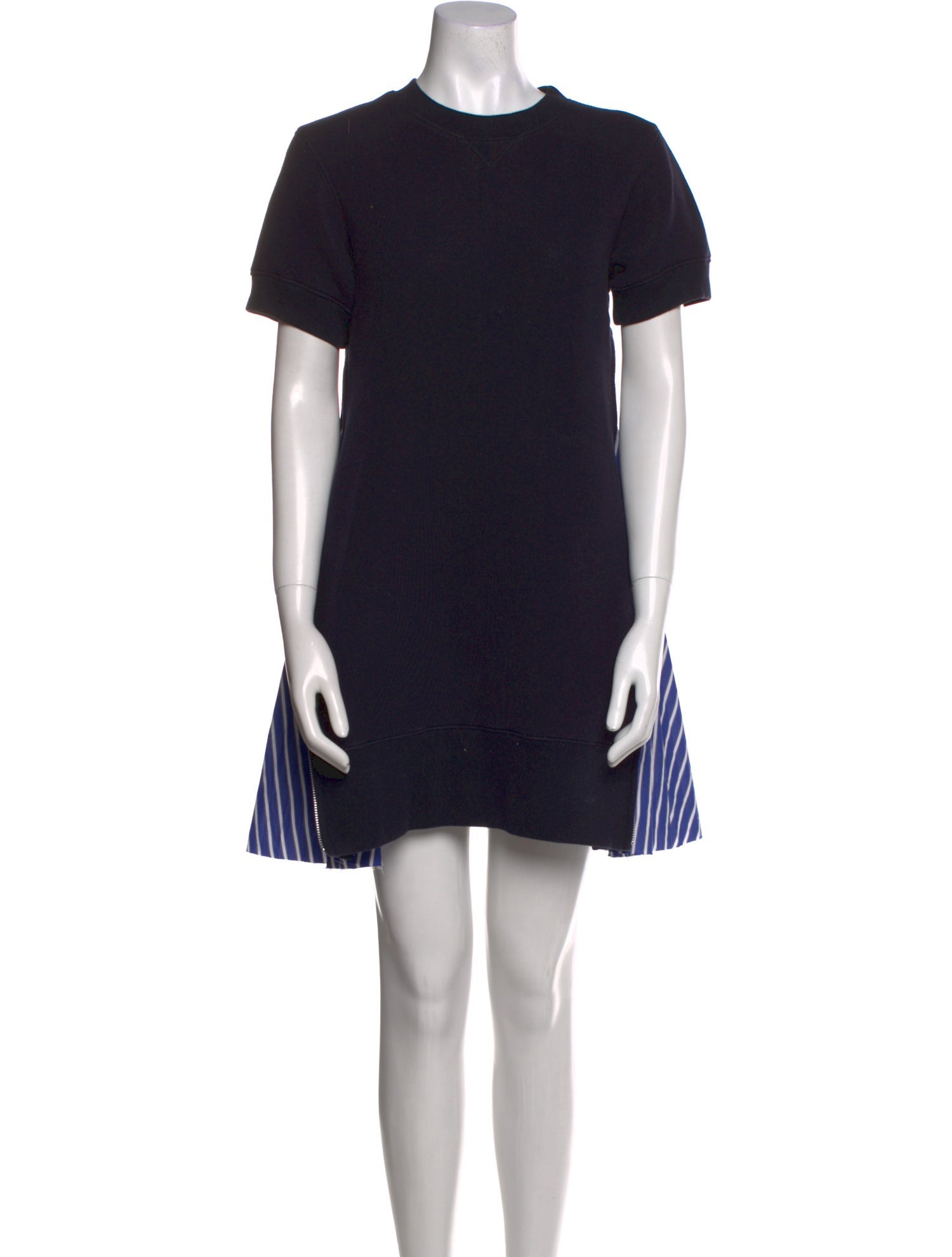 Sacai Crew Neck Mini Dress