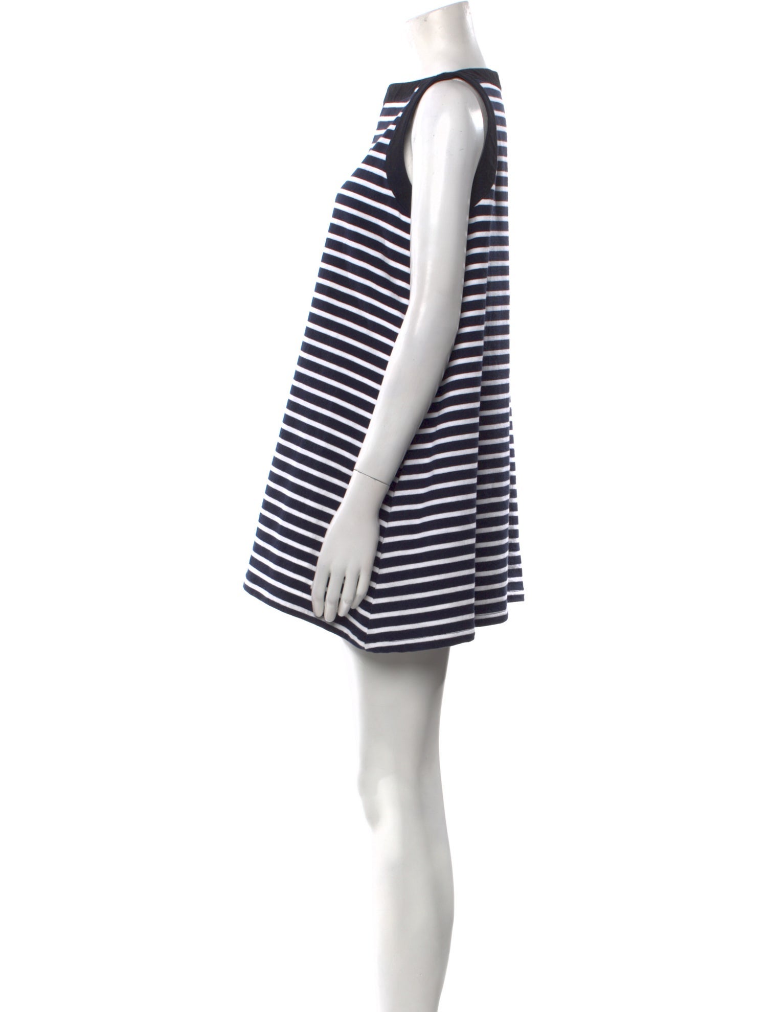 Sacai Striped Mini Dress