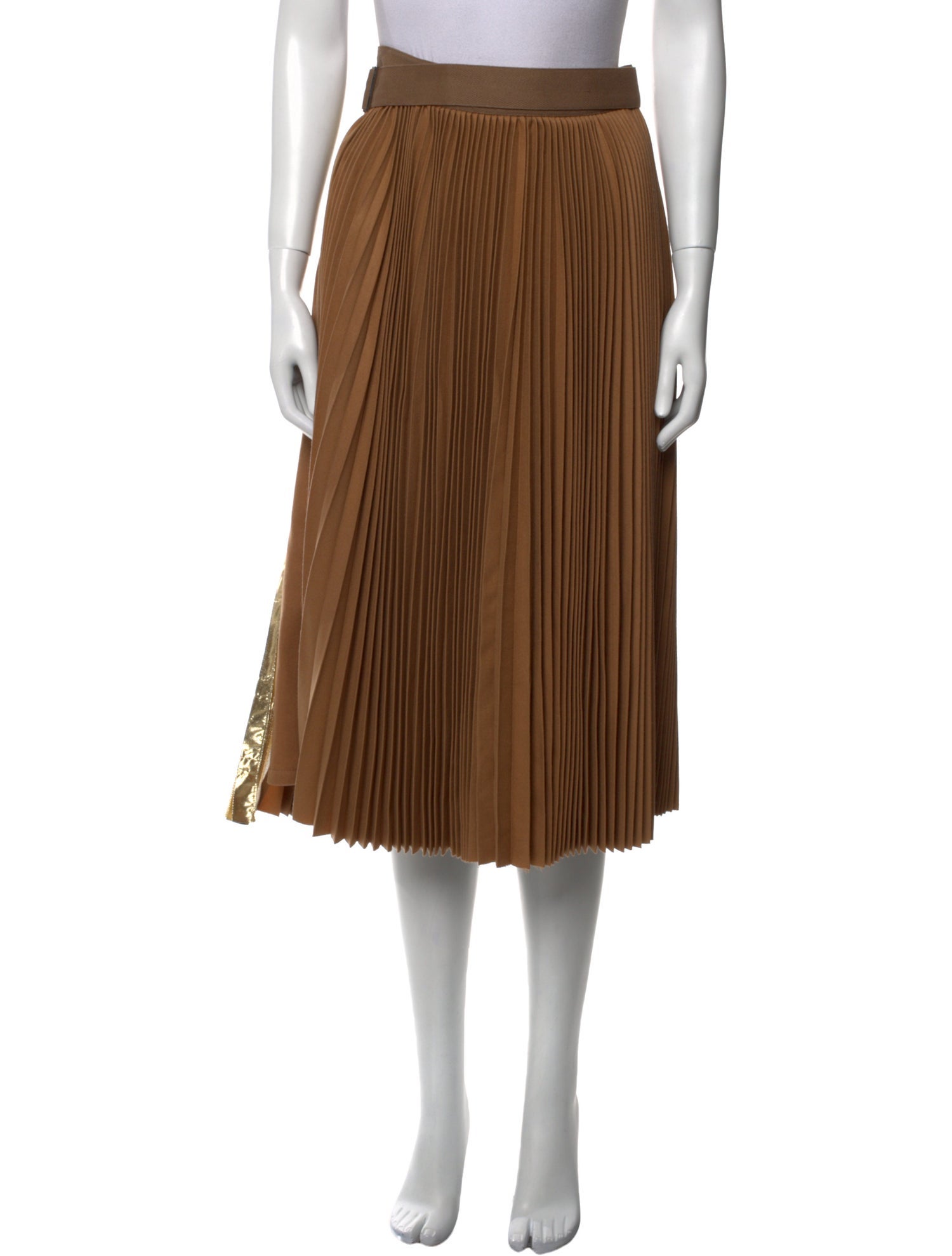 Sacai Wool Midi Length Skirt