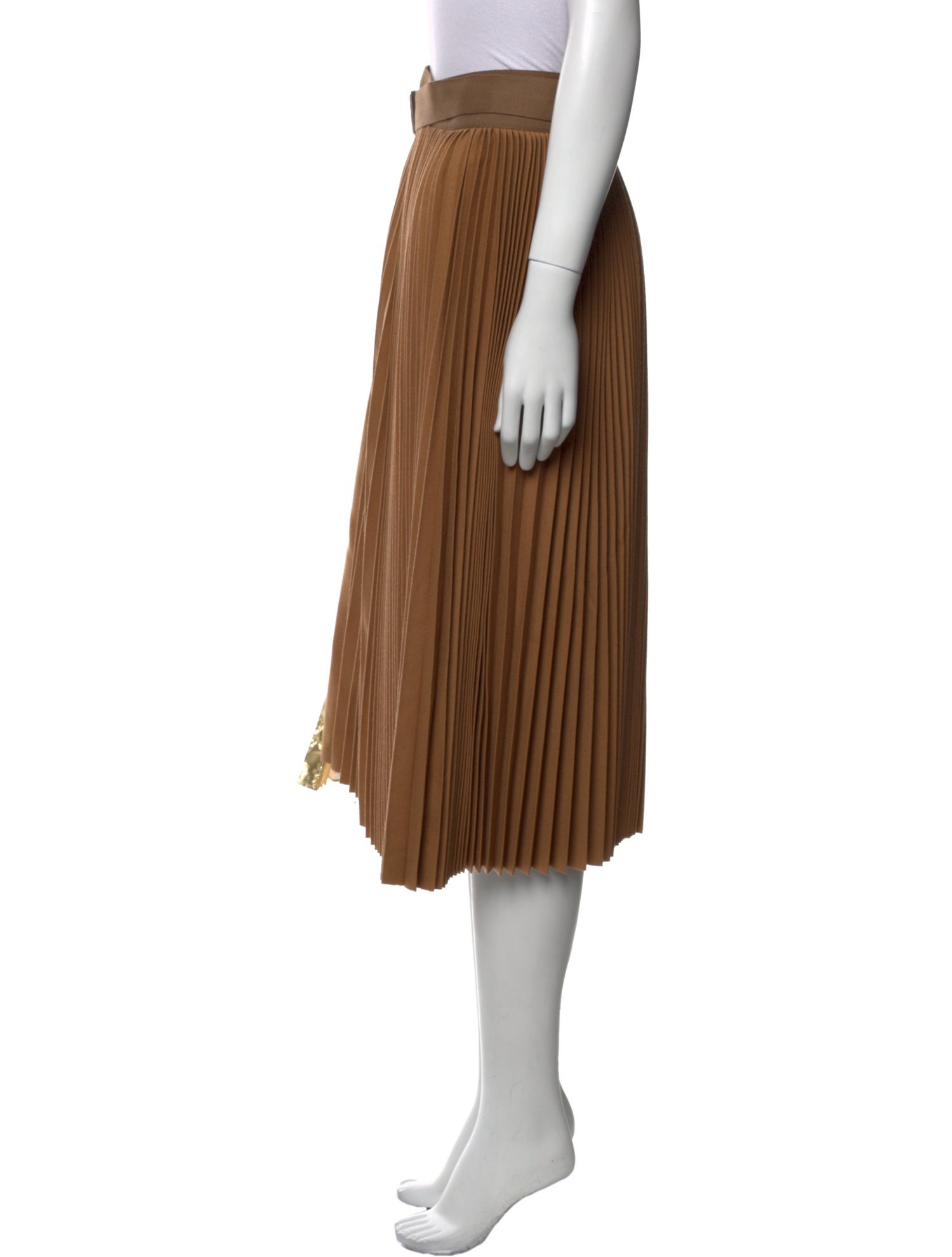 Sacai Wool Midi Length Skirt