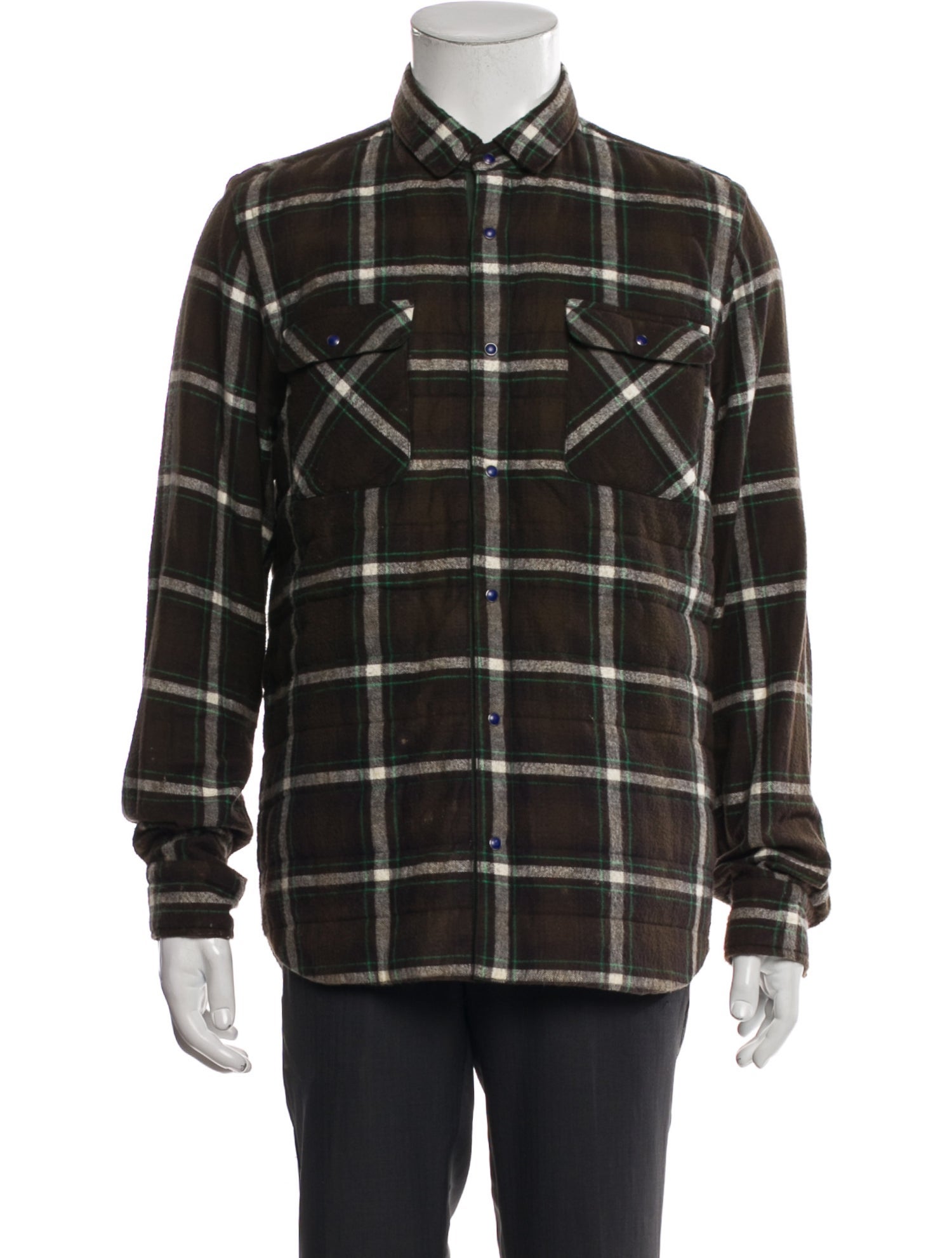 Sacai Plaid Print Jacket