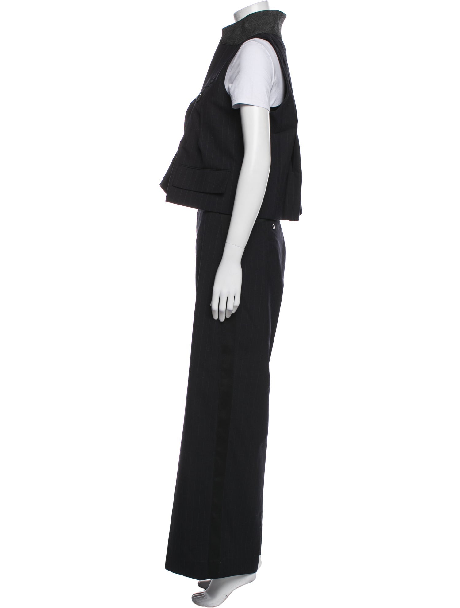 Sacai Pleated Accents Pant Set