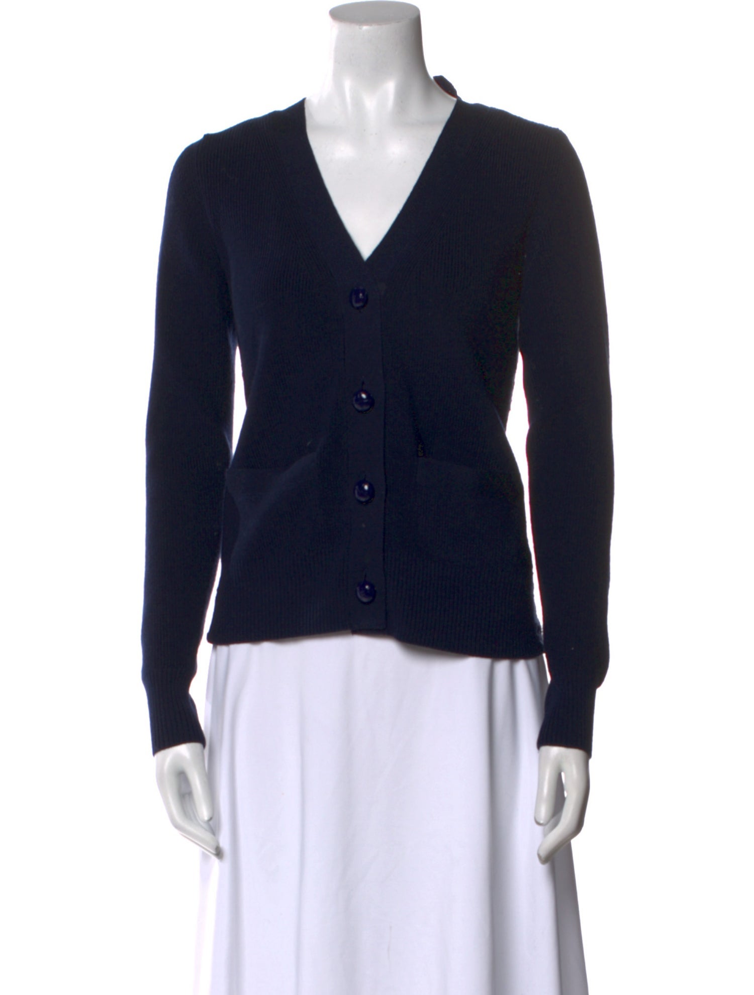 Sacai Wool V-Neck Sweater