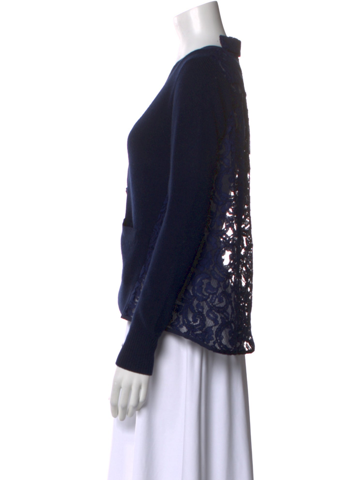 Sacai Wool V-Neck Sweater