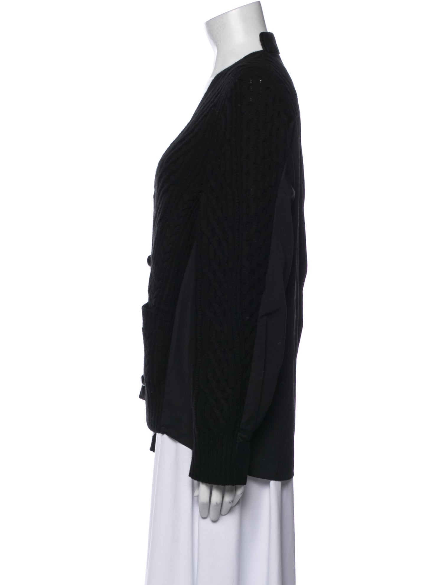 Sacai Wool V-Neck Sweater
