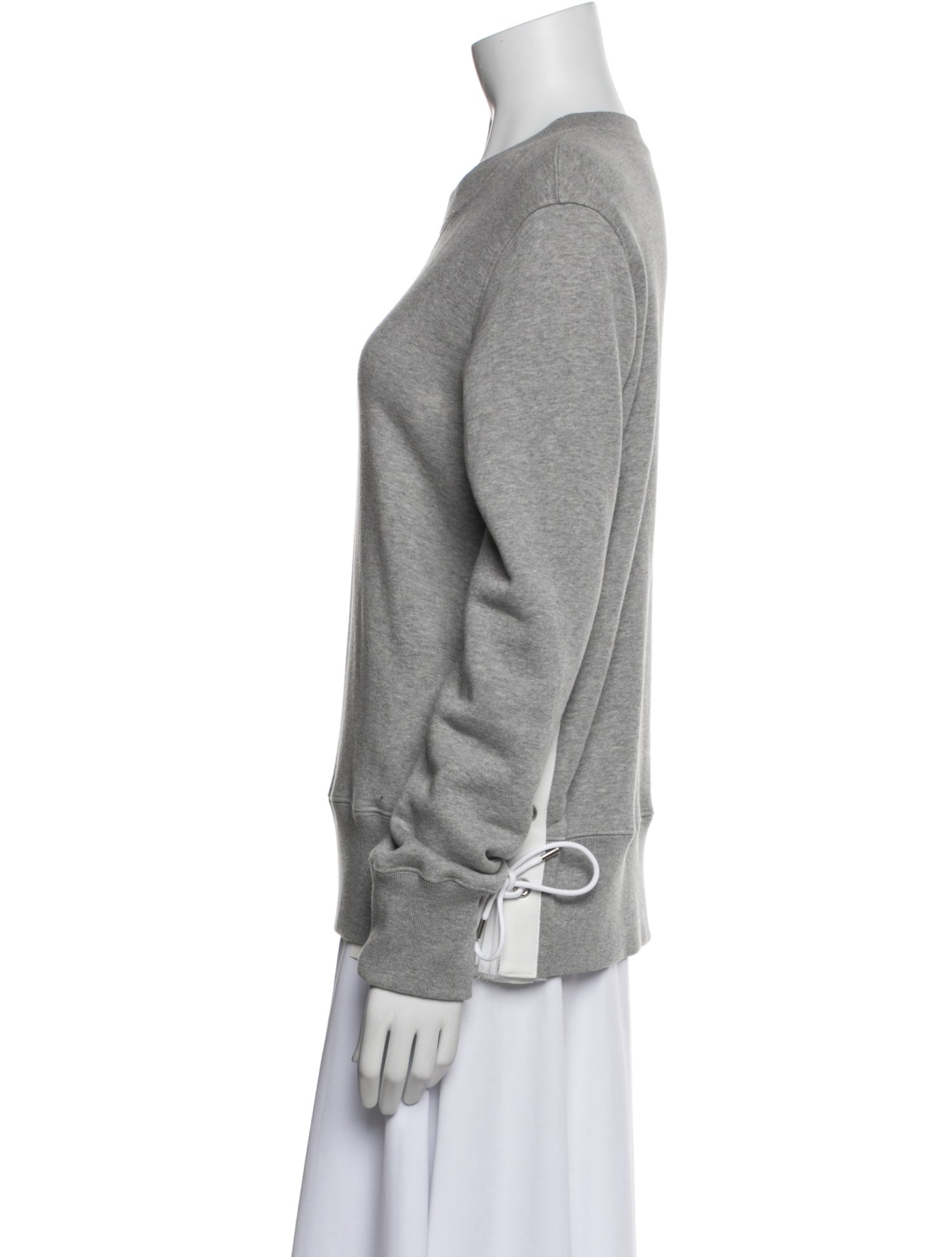 Sacai Crew Neck Long Sleeve Sweatshirt
