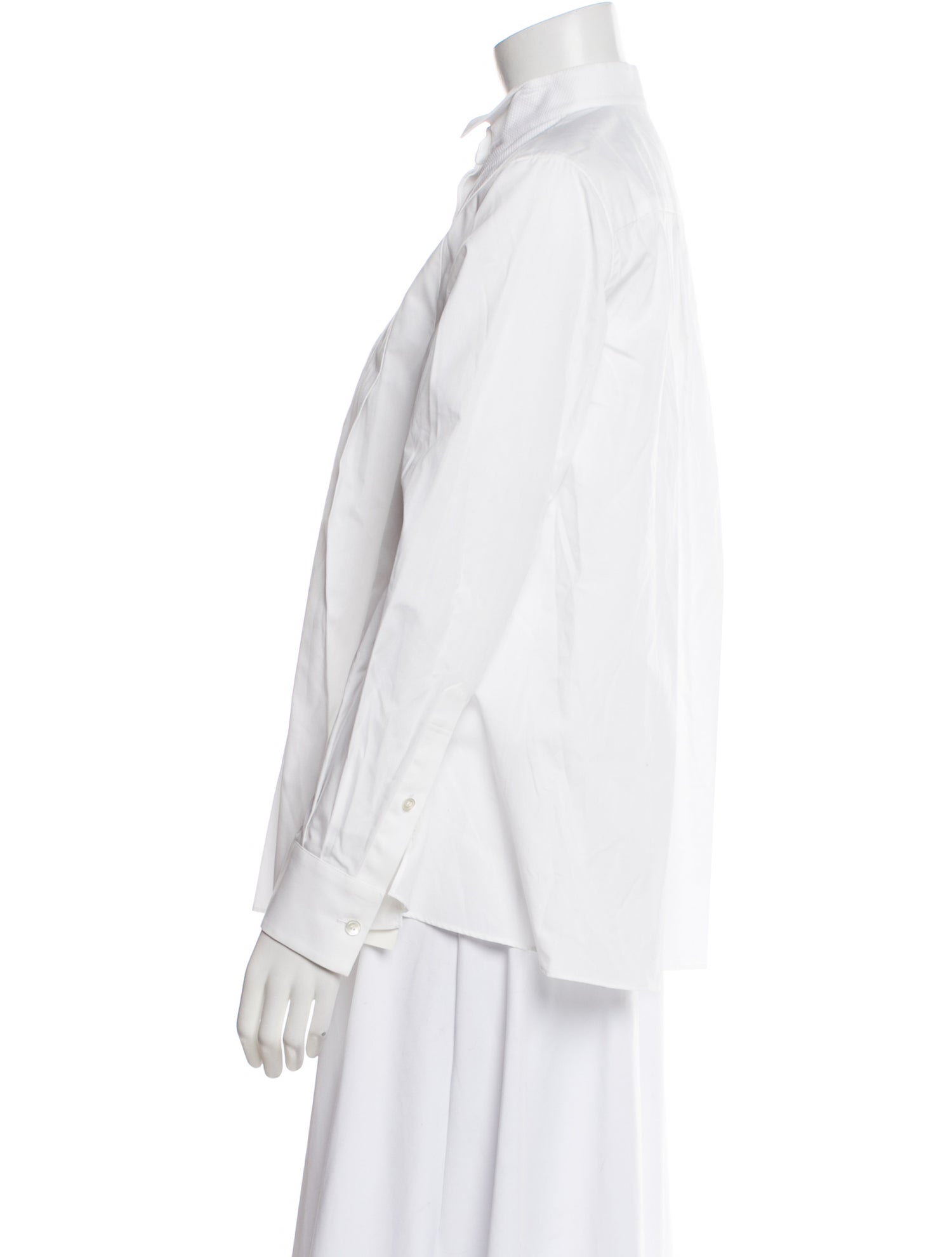 Sacai Long Sleeve Button-Up Top