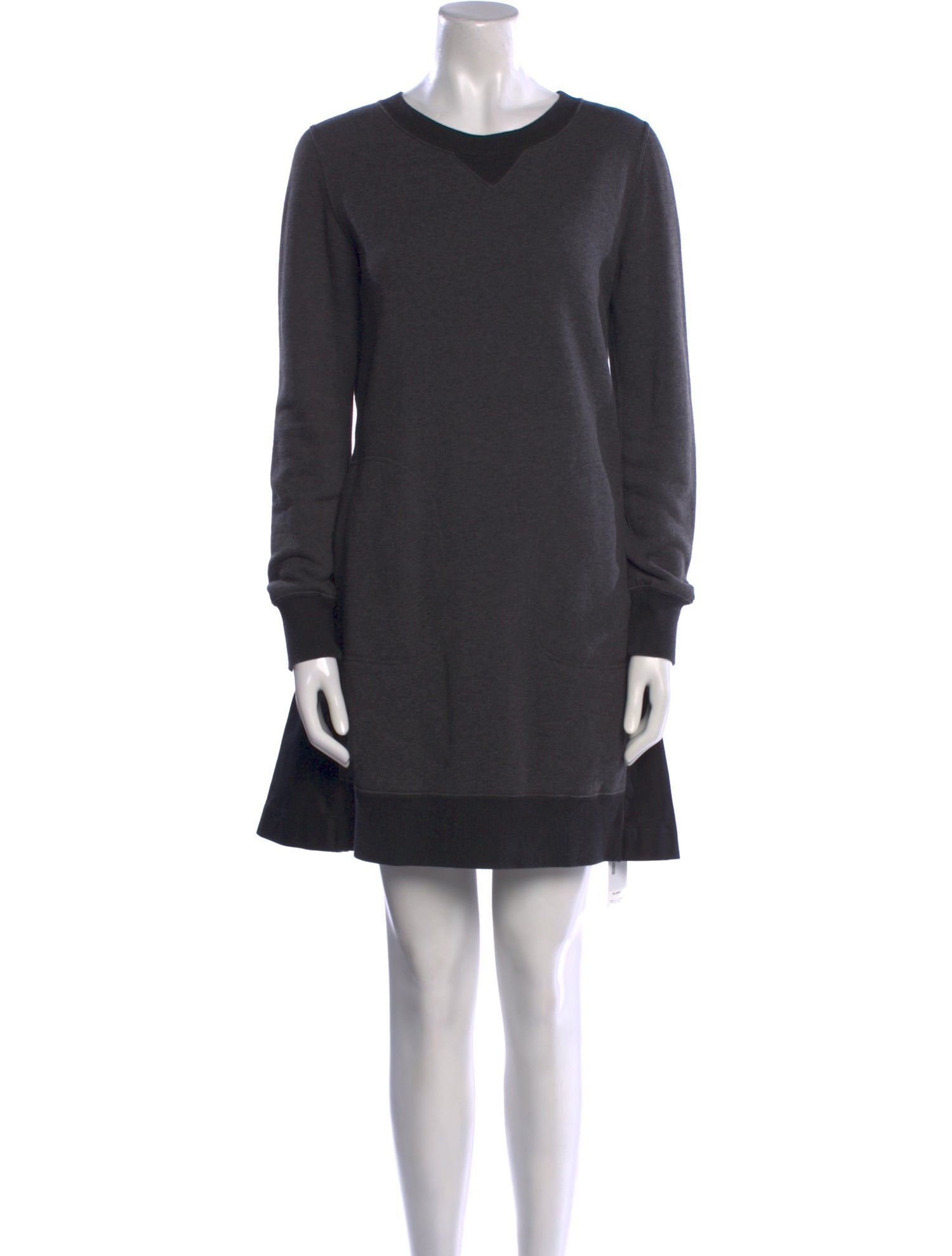 Sacai Crew Neck Mini Dress