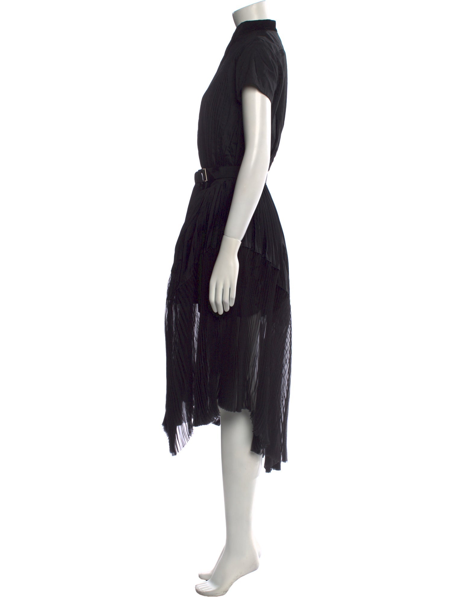 Sacai Printed Midi Length Dress