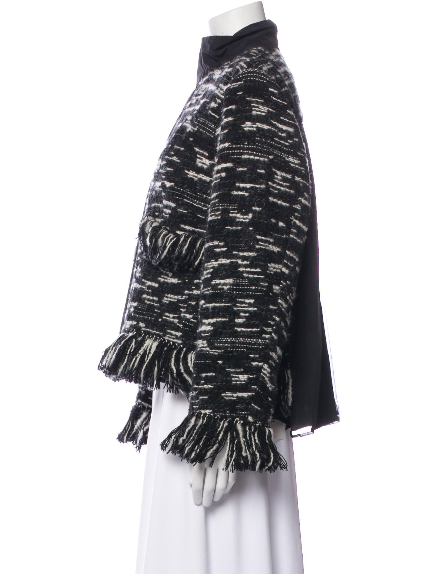 Sacai Wool Tweed Pattern Evening Jacket w/ Tags