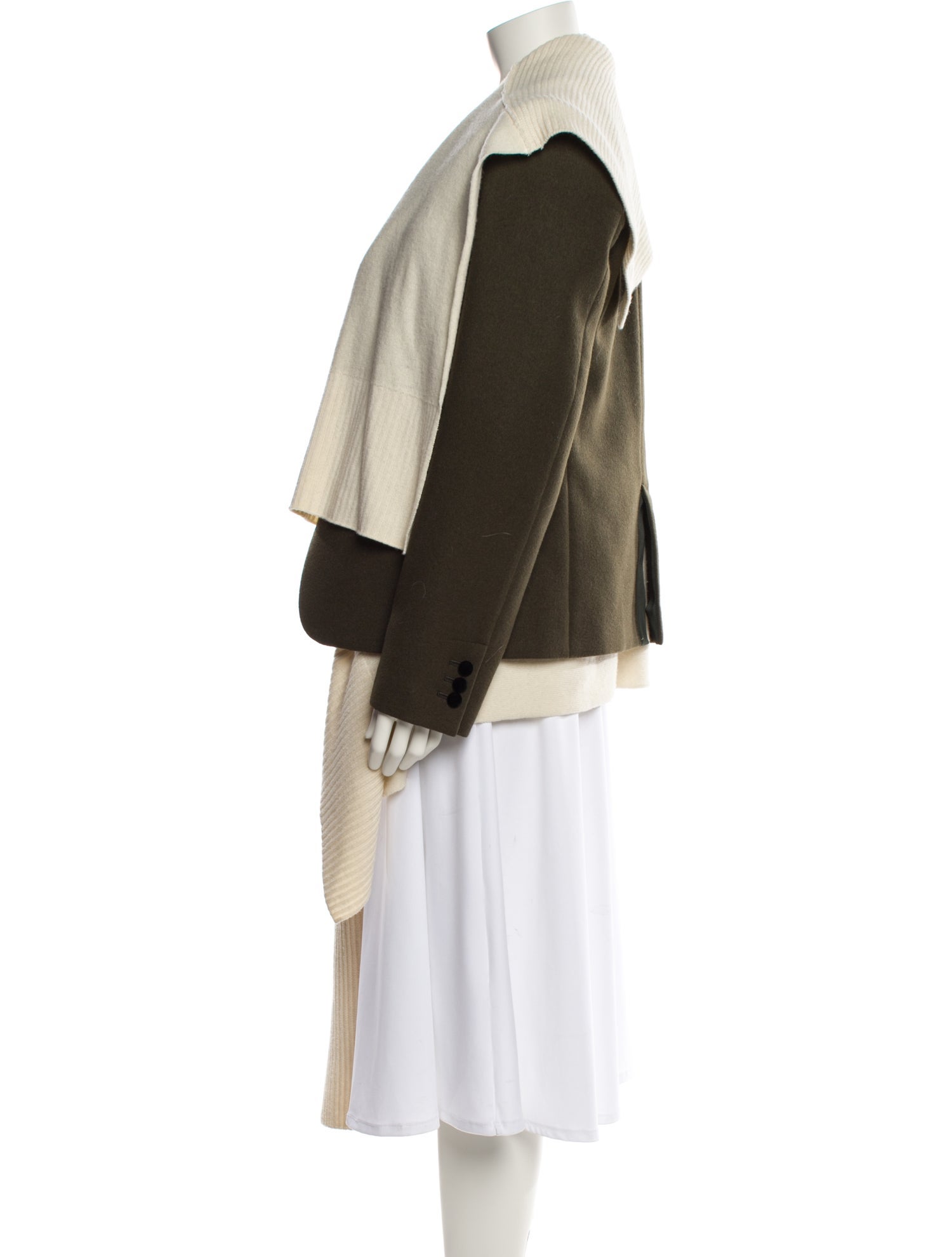 Sacai Wool Striped Jacket