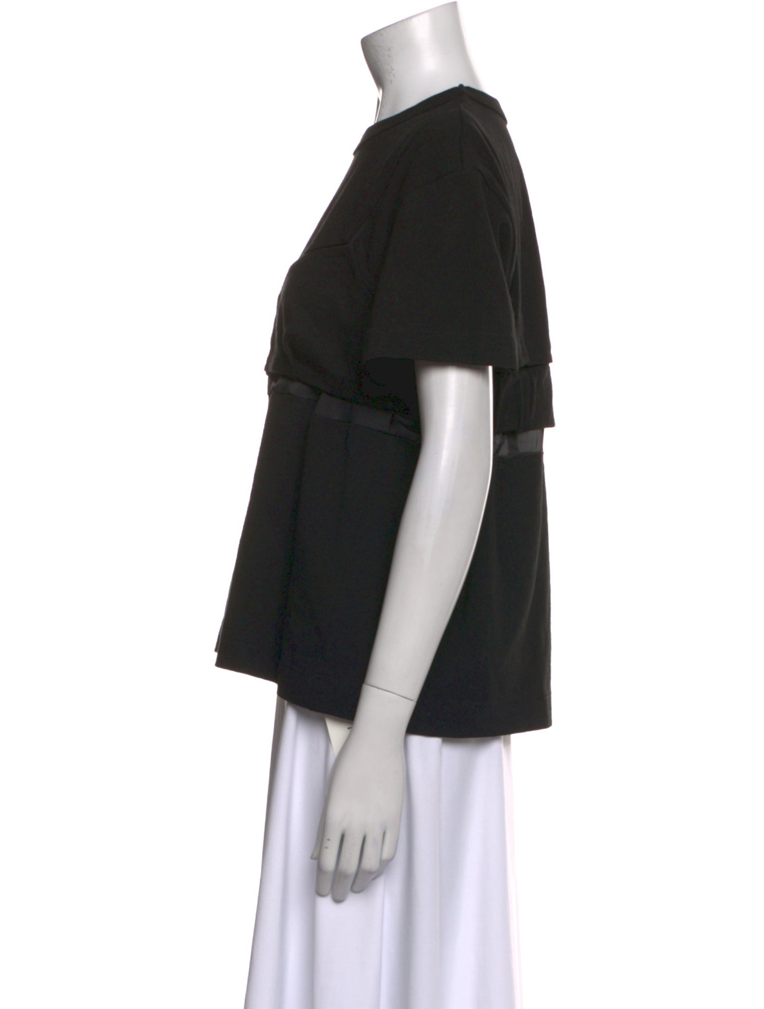 Sacai Crew Neck Short Sleeve T-Shirt