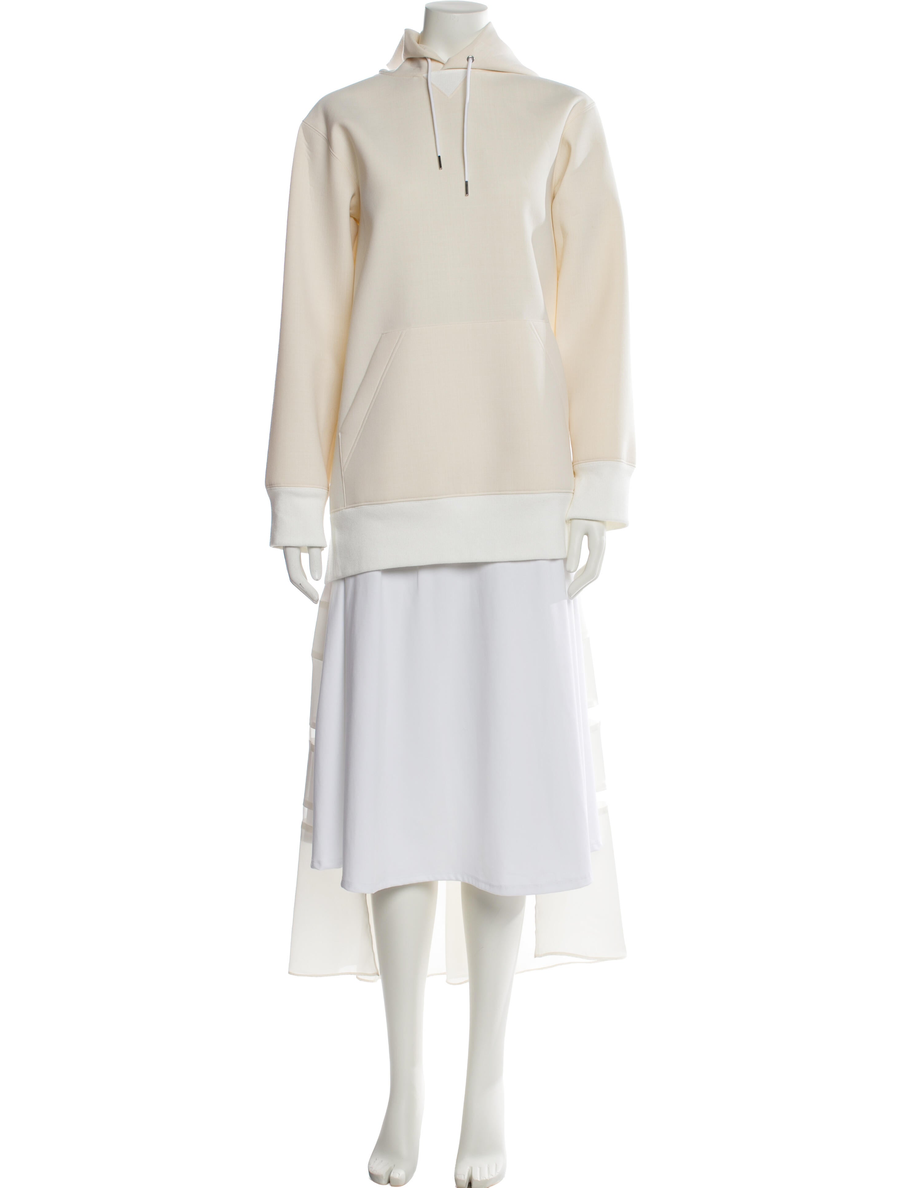 Sacai Wool Mock Neck Sweatshirt