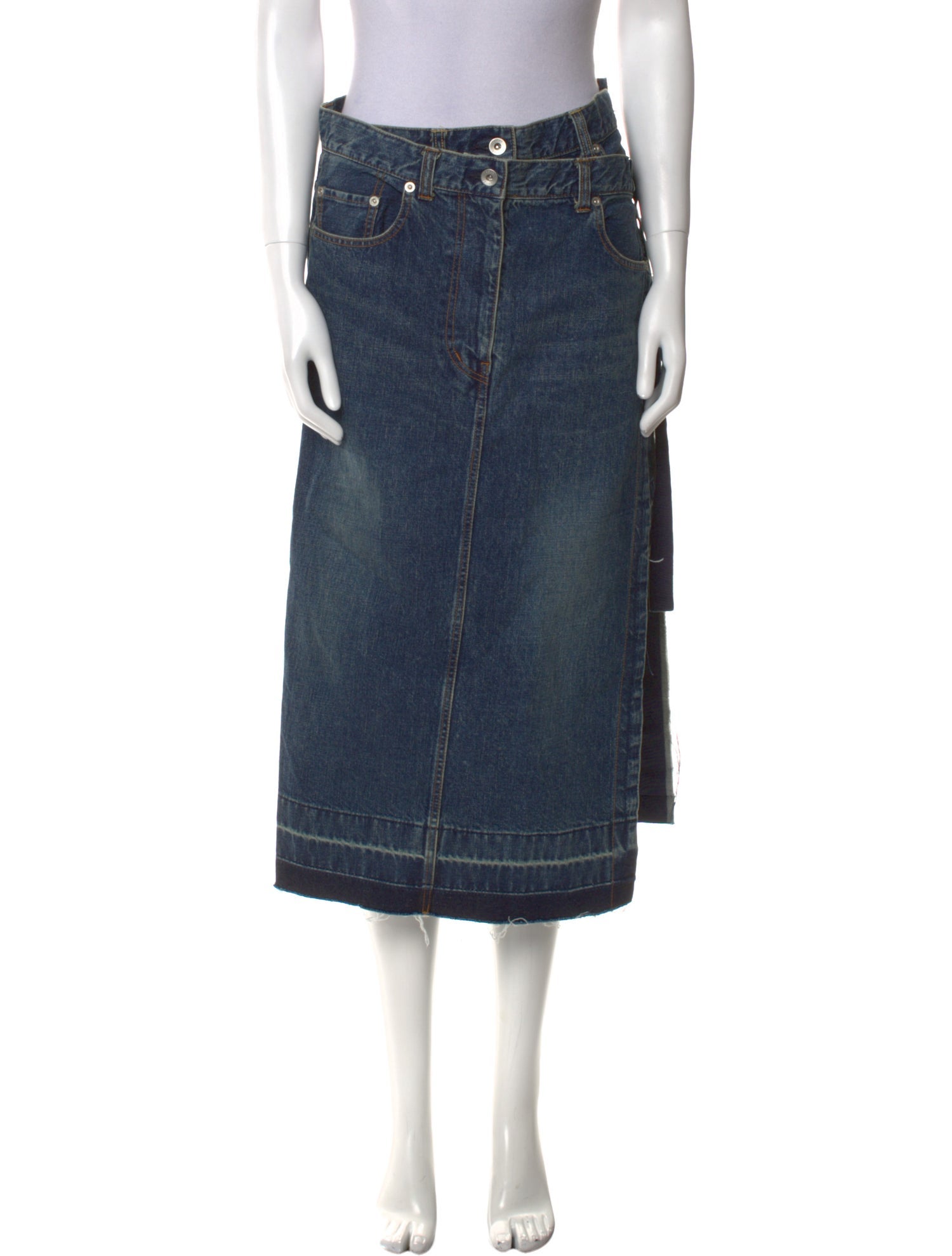 Sacai Midi Length Skirt