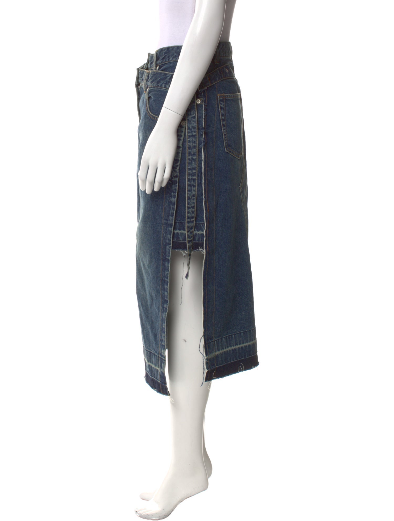 Sacai Midi Length Skirt