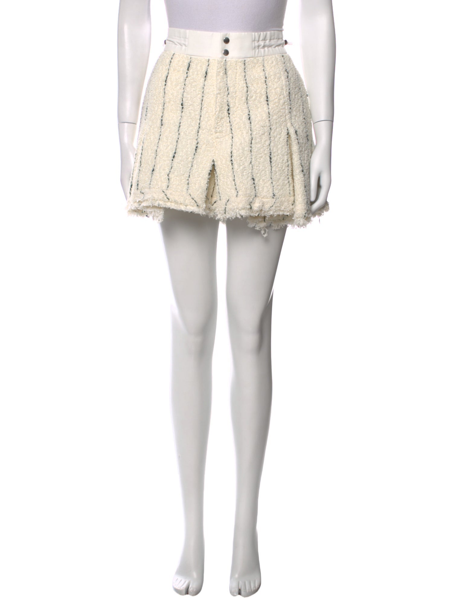 Sacai Striped Mini Shorts